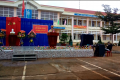Công an huyện Đắk R’Lấp – tuyên truyền ANGT đến tập thể CB, GV, NV và tất cả các em học sinh của trường trong ngày khai giảng 5/9/2018